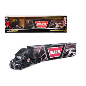 ミニカー　1/64　トレーラートラック　黒　WARN　maisto　 Mack Anthem WARN Black 　 Design Custom Hauler　予約商品｜HOTTOYS