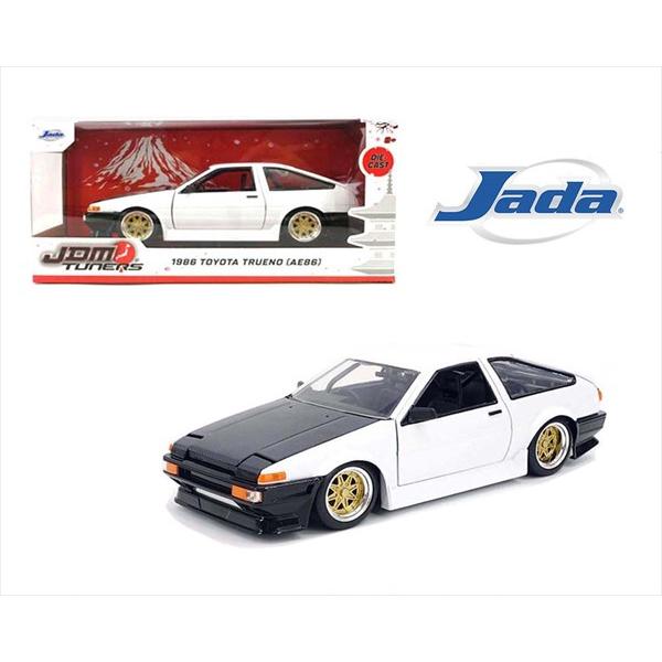 ミニカー　1/24　JadaTOYS　1986　トヨタ スプリンター トレノ AE86　白　JDMカ...