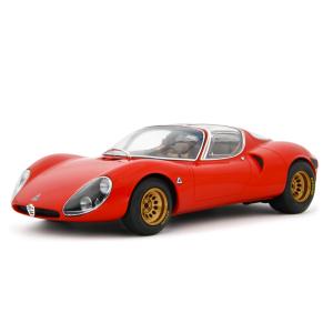 LAUDORACING 1/18 アルファロメオ 33 ストラダーレ 1967 レッド