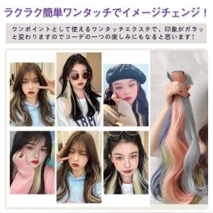インナーカラー エクステ ワンタッチ カール ...の詳細画像4