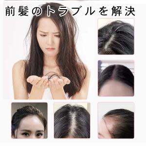 前髪ウィッグ パッツン 人毛100% 部分ウィ...の詳細画像2
