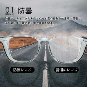 花粉メガネ 眼鏡 ゴーグルメガネ 曇らない 飛...の詳細画像4