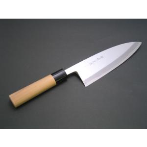 堺味正作本霞白鋼出刃包丁180mm