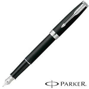 最終価格 Parker 万年筆 アイボリー・黒 PARKER（パーカー） 万年筆 ソネット マットブラック GT 1950874ASZ