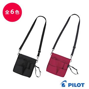 PILOT CORDURA パイロット コーデュラ ワークポケット ブラック ネイビー グレー ベージュ レッド ターコイズグリーン STPO-03 ショルダー バッグ ストラップ付｜hougado