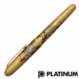 万年筆 プラチナ万年筆 PLATINUM #3776 金沢箔 昇龍 PNB-30000H #57｜hougado