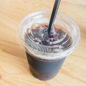 プラカップ 10オンス  300ml ふた・ストロー付セット/200組　VG-78-10