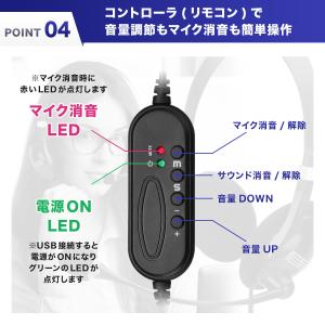 ヘッドセット USB マイク 両耳 テレワーク...の詳細画像5