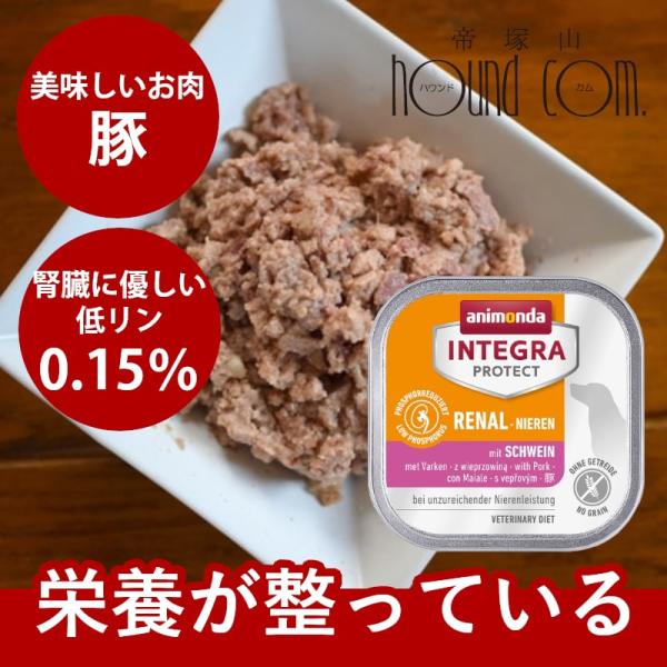 アニモンダ インテグラプロテクト 療法食 ニーレン 豚 犬用 腎臓ケア ウェット 150g 腎臓 療...