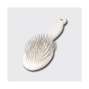 お取り寄せ お届けまで2週間程度 犬 ブラシ #1ホワイトピンブラシ 27mmソフトタッチ ペット ...