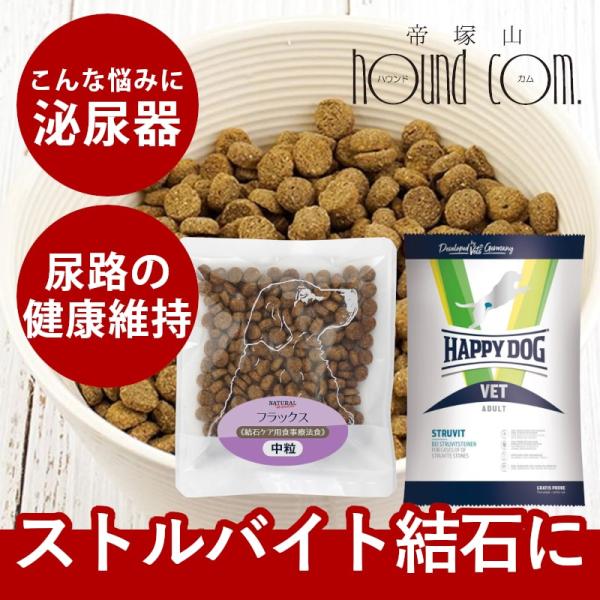 愛犬用　ストルバイト結石用療法食　お試しドライフード小袋セット　ナチュラルハーベスト　フラックス　ハ...