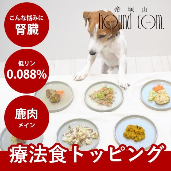 愛犬用 手作りごはん 低リン 犬 腎臓 フード ドッグフード 餌 ご飯 小型犬 中型犬 大型犬 鹿肉...