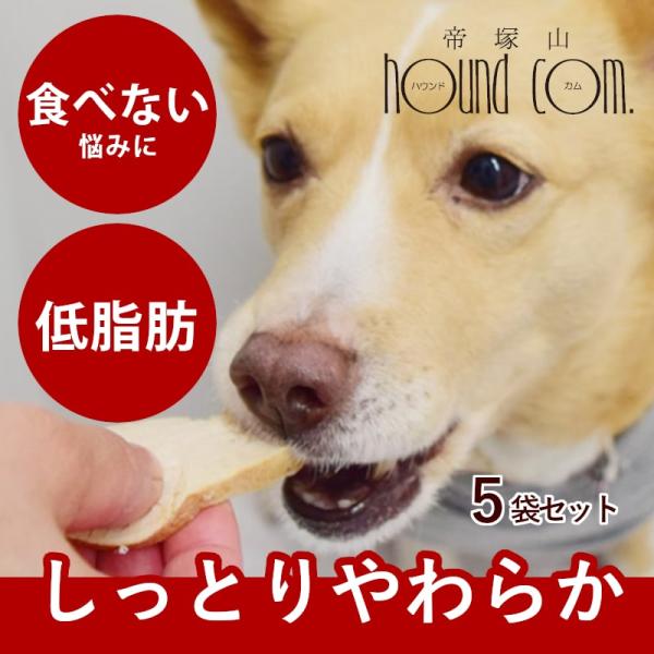 犬猫用お惣菜 しっとり蒸し鶏ステーキ 200g ×5袋セット 【ハウンドカム食堂】 【冷凍便】