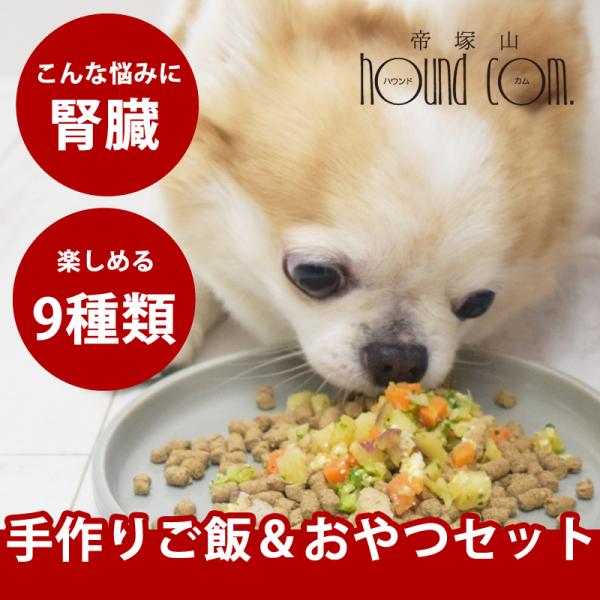 爆買 犬 腎臓に優しい7品目＆低リンおやつセット【ハウンドカム食堂】