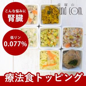 愛犬用 手作りごはん　腎臓に優しい低リン単品6食Bセット ハウンドカム食堂