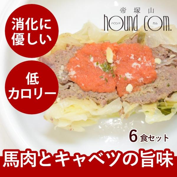 愛犬用 手作りごはん 柔らかくて食べやすい ドッグフード 小型犬 中型犬 大型犬 キャベツと馬肉のミ...