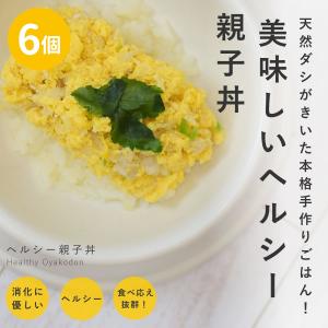 愛犬用 手作りごはん ヘルシー親子丼 6個セット  【ハウンドカム食堂】【冷凍便】｜houndcom