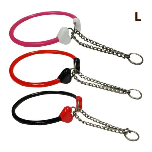 ハーフチョーク しつけ用 ASHU ラブリーレインハーフチョーク 中〜大型犬 Ｌサイズ