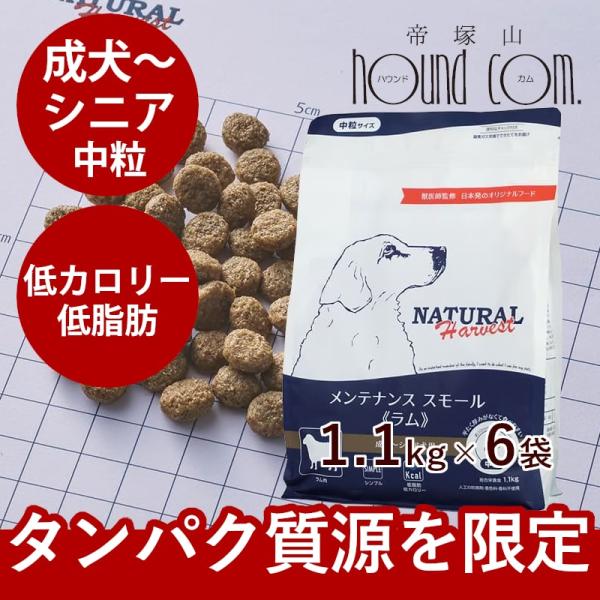【おまけ付き】ナチュラルハーベスト メンテナンススモール　ラム 1.1kg×6袋セット　NEWパッケ...