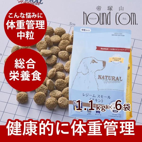 ナチュラルハーベストレジームスモール チキン ダイエット用食事療法食 1.1kg×6袋セット おまけ...