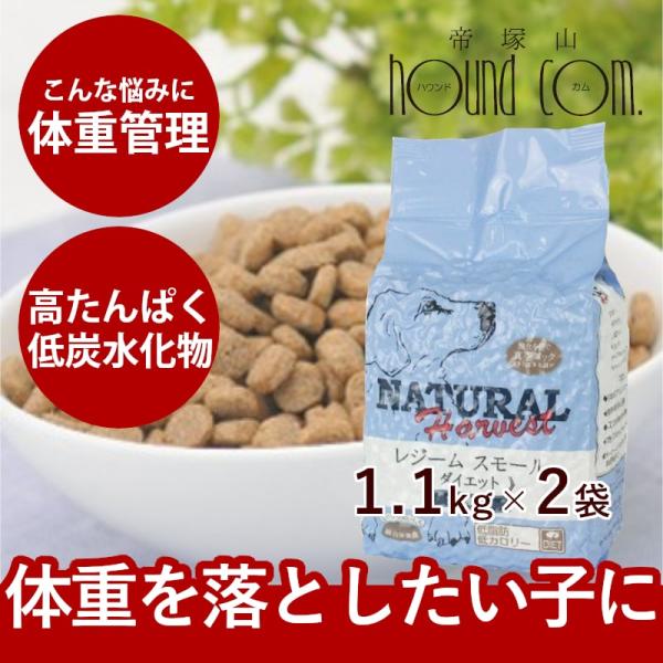 ドッグフード 体重が気になる 総合栄養食 成犬 シニア犬 ナチュラルハーベスト 食事療法食 レジーム...