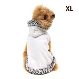 犬 服 ドッグウェア ASHUアニマルニットファーパーカー XLサイズ 中型犬サイズ｜houndcom