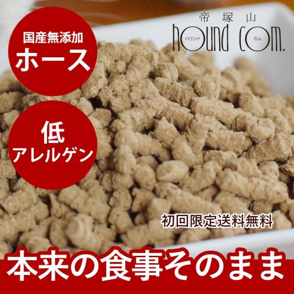 国産ドッグフード ドライフード 無添加 ホリスティッククッキング ホース 1kg 犬 子犬 成犬 シ...