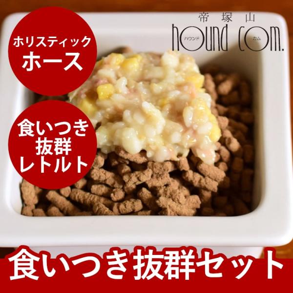 愛犬用フードセット　食いつき抜群レトルトとホリスティッククッキングホースセット　犬用　無添加　国産　...