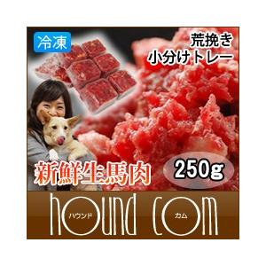 犬用 生肉 新鮮 馬肉小分けトレー 250g 1トレー