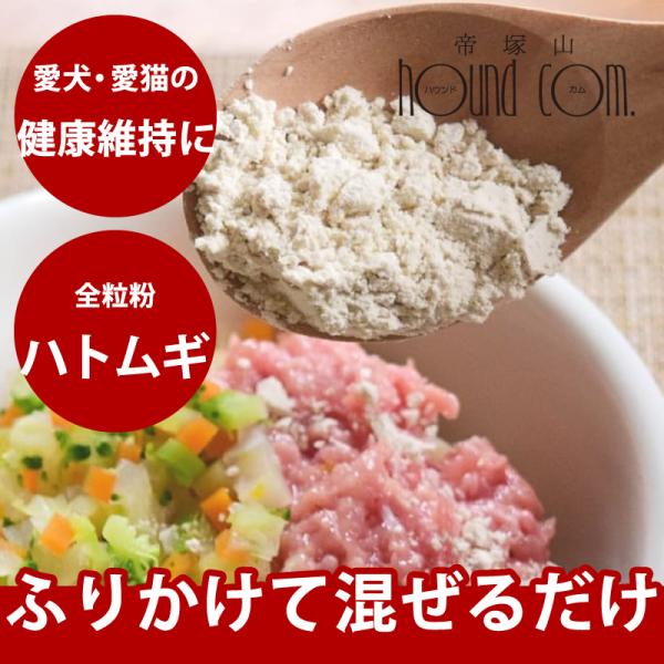 【タイムセール5％OFF】犬 手作り食 味しくヘルシー栄養満点「ハトムギパワー」140ｇ