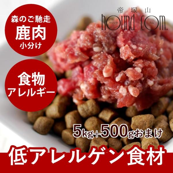 犬 猫 ペット 用 生肉 エゾ鹿生肉 小分けパック 5kg 低カロリー