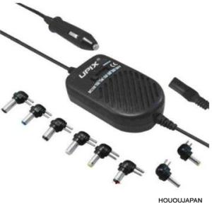 クルマ DE チャージャー(15-24V)ノートPC用マルチ ACアダプター