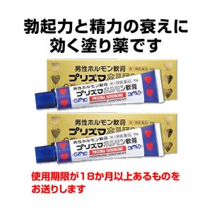 プリズマホルモン軟膏 10g 性機能改善 精力剤 性力 勃起不全