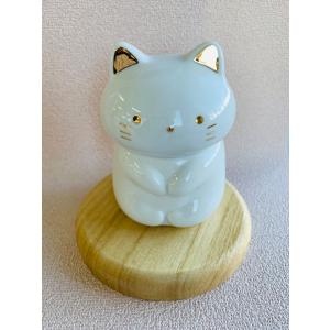 ペット骨壺　骨壺　ペット用　虹の橋　お骨入れ　分骨　猫　愛猫　陶器製　｜hourin-shop