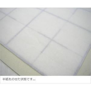 書道用下敷き 半紙用下敷 樹脂ラシャ 白 名前...の詳細画像3