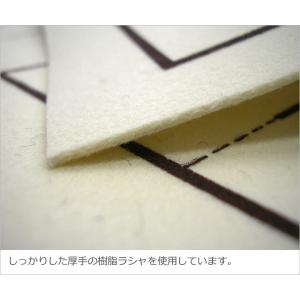 書道用下敷き 半紙用下敷 樹脂ラシャ 白 名前...の詳細画像4