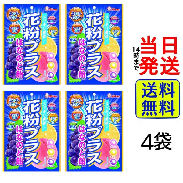 ライオン菓子 花粉プラス 70g×4個
