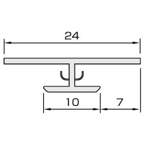 フクビ化学工業 アルパレージ用部材 ジョイント 規格：2450mm 1ケース1本入り AJ2__｜house-tss-y