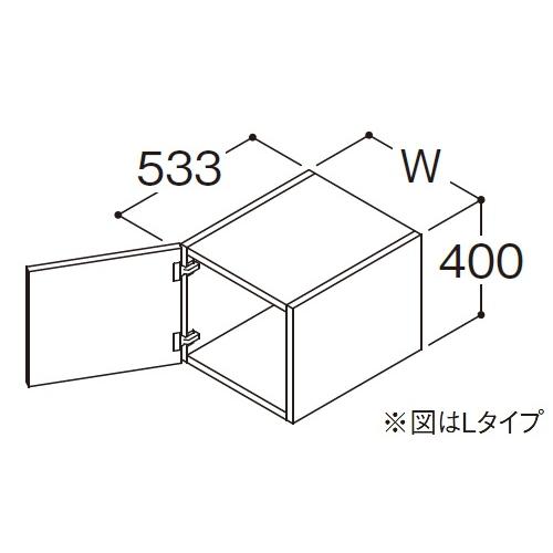【セール価格52%オフ】TOTO オクターブ部材 トール用ウォールキャビネット LWFB030ATR...