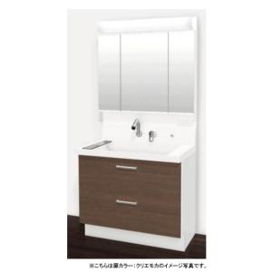 LIXIL(リクシル) INAX 洗面化粧台 ピアラ 間口900mm 片引出タイプ 三面