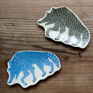 kata ( katakata 印判 手豆皿 オラウータン ) カタカタ 倉敷意匠 計画