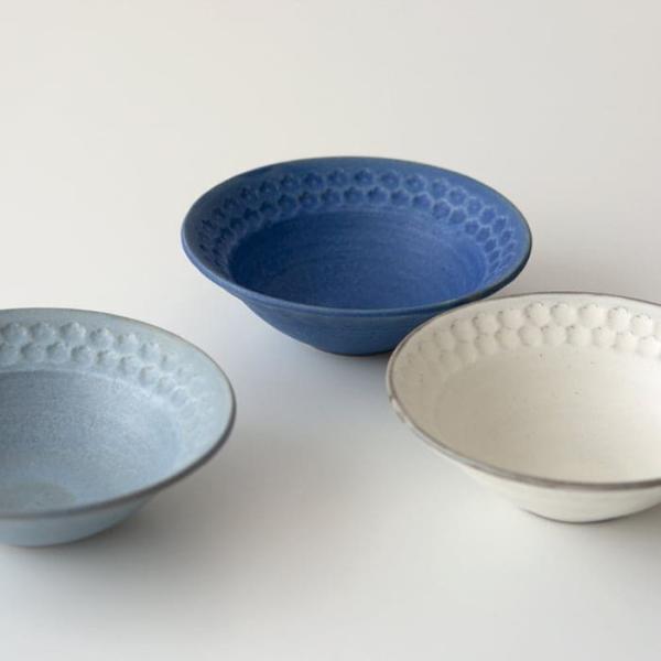 越前焼 印花小鉢 武曽健一 花虎窯 ボウル 和食器 作家の器 手作り ハンドメイド 陶器