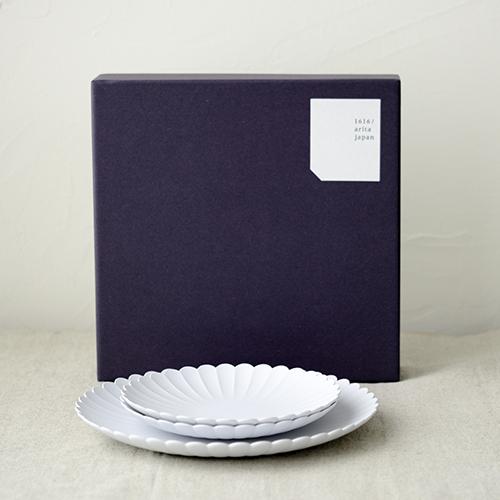 有田焼 1616 / arita japan パレスプレート化粧箱セット 3枚セット（160mm2枚...