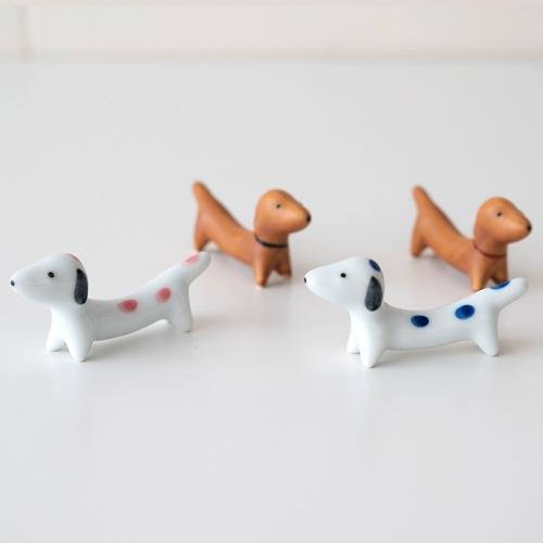 箸置き 犬 ダックスフント 波佐見焼  sen  京千 はしおき プレゼント ギフト おしゃれ 和食...