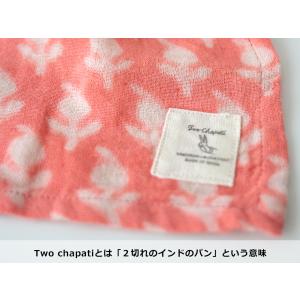 TWO CHAPATI ダブルガーゼ大判ハンカ...の詳細画像2