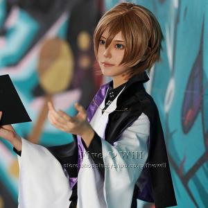 送料無料◆『ヒプノシスマイク-Division Rap Battle-』Rhyme Anima 風 夢野幻太郎 コスプレ衣装 ウィッグ パーティーコスチューム cosplay ハロウィン仮装 変装