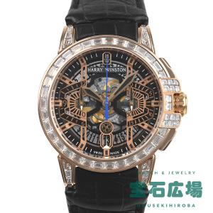 ハリー ウィンストン HARRY WINSTON オーシャンクロノ 世界限定20本 OCEACH44RR003 中古 メンズ 腕時計｜houseki-h