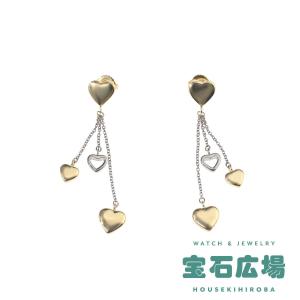 ティファニー TIFFANY＆CO マルチハート チェーンドロップピアス  中古 レディース ジュエリー｜houseki-h