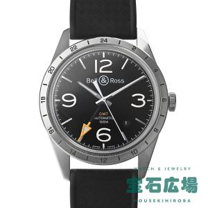 ベル＆ロス BELL & ROSS ヴィンテージ BR123 GMT 24H BRV123-BL-GMT/SRB 中古 メンズ 腕時計｜houseki-h