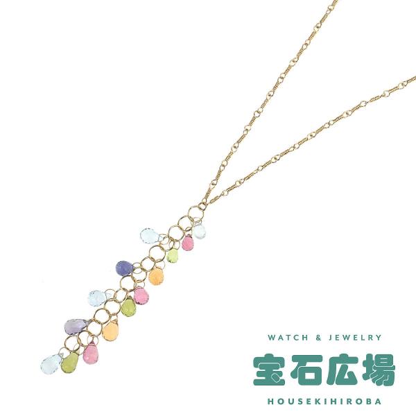 ティファニー TIFFANY＆Co. ブリオレットカットマルチカラーストーン ドロップネックレス  ...